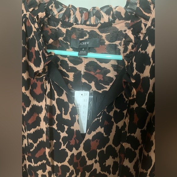J crew cheetah print dress size S, NWT - Picture 3 of 5